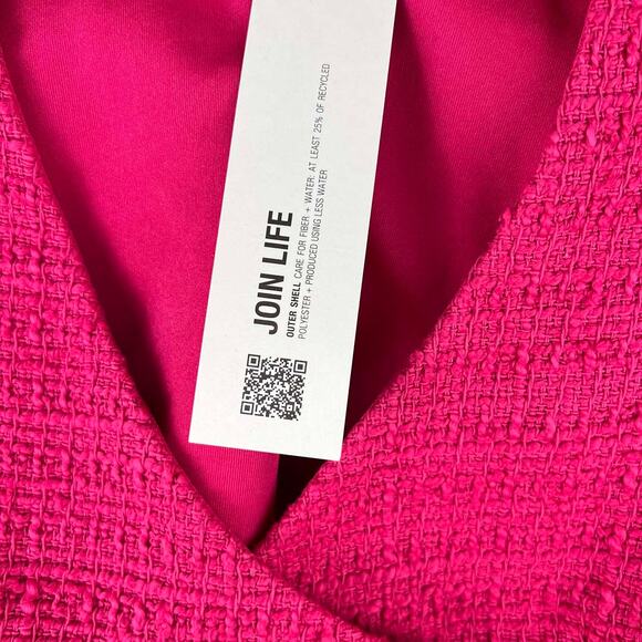 ZARA Tweed Structured Crop Blazer Size Small NWT - Picture 2 of 13